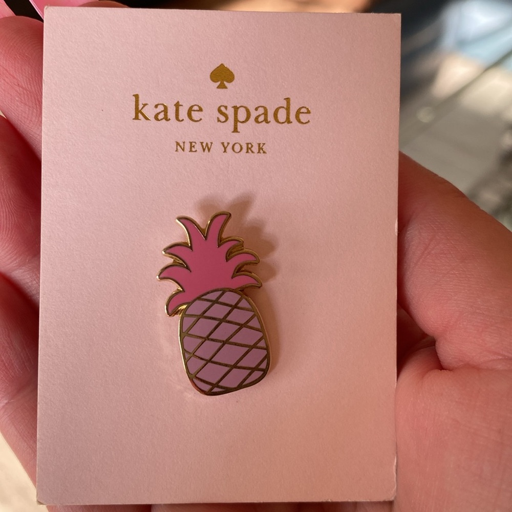 Kate Spade pineapple pin
